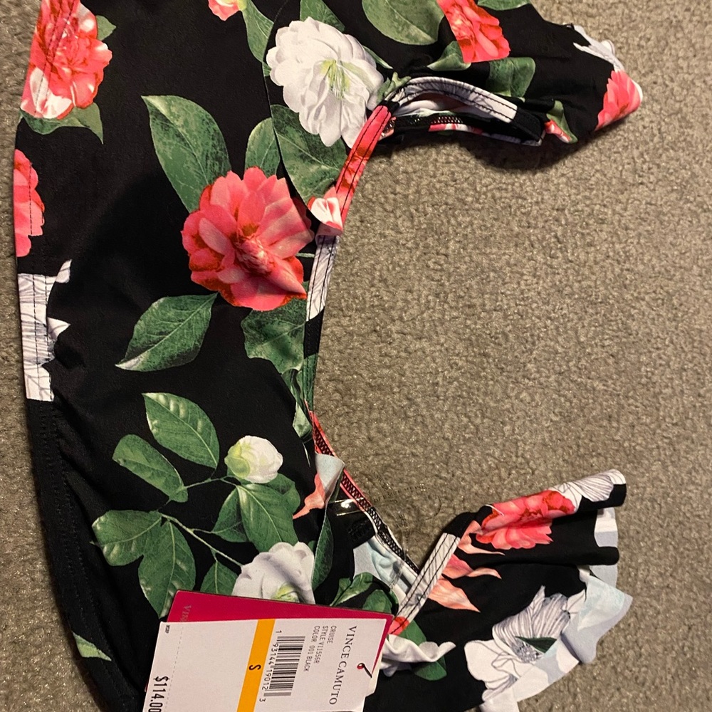 Floral swim top